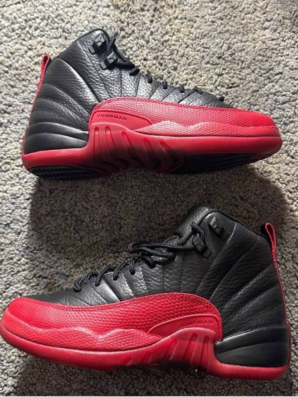 Air Jordan Retro 12 (GS) Black/Varsity Red Flu Games 2025